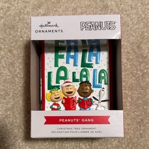 Hallmark Peanuts Gang Ornament with Red and Green Accents